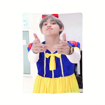 Manta Plush V Branca de Neve