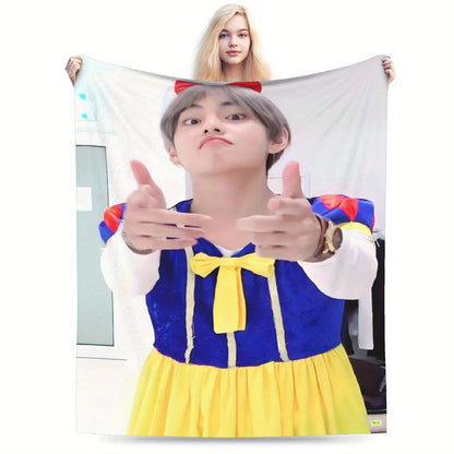 Manta Plush V Branca de Neve