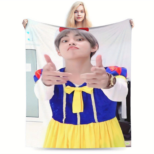 Manta Plush V Branca de Neve
