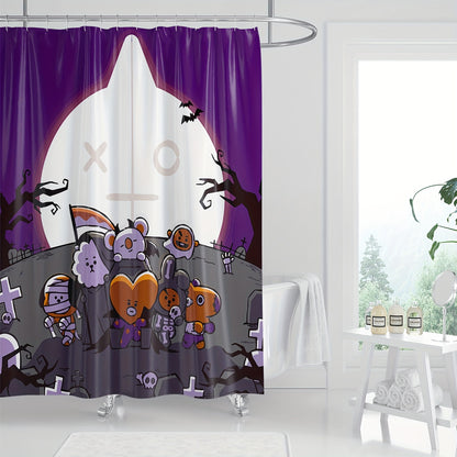Cortina de Banho BT21 Halloween