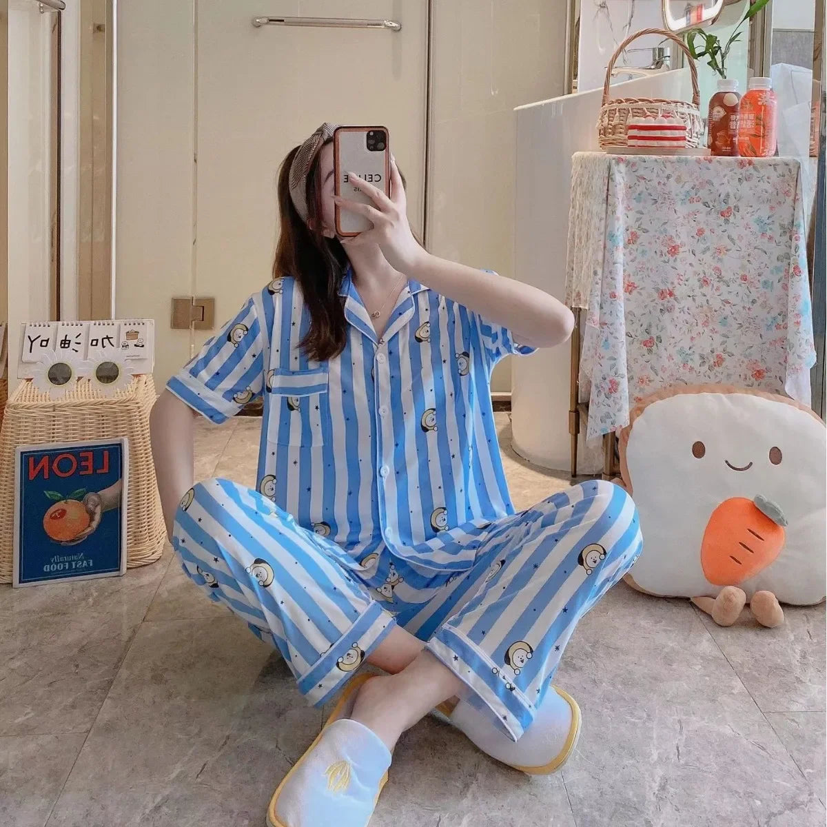 Pijama meia estação BT21