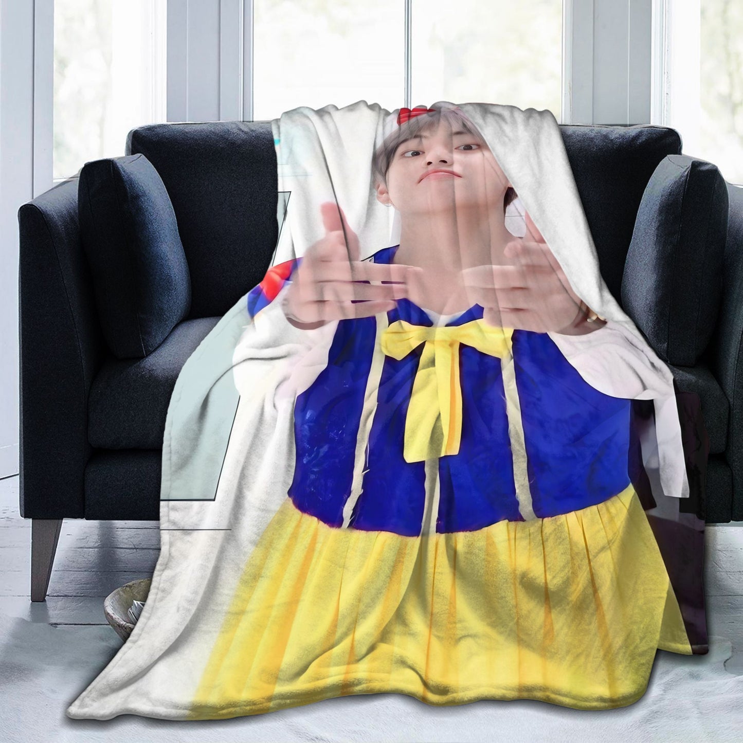 Manta Plush V Branca de Neve