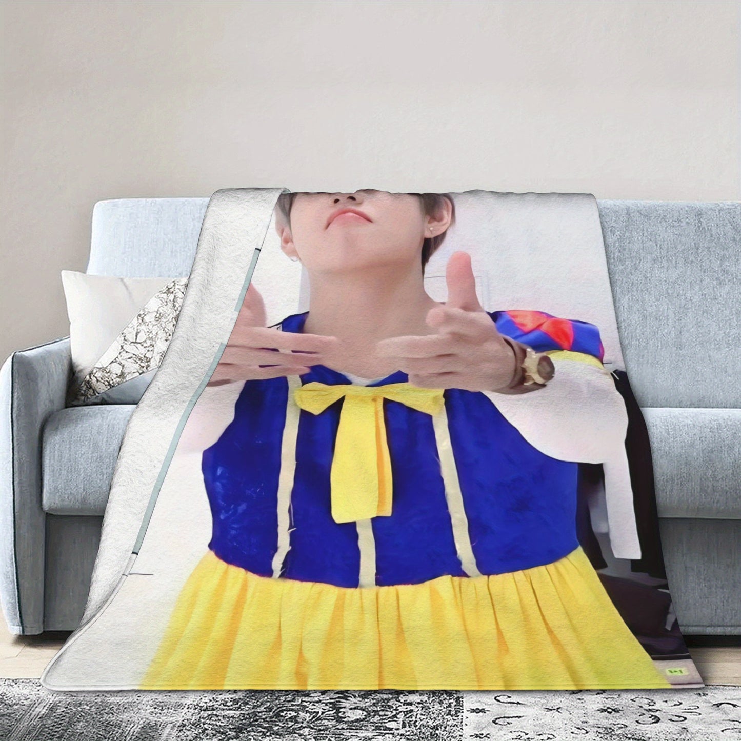 Manta Plush V Branca de Neve