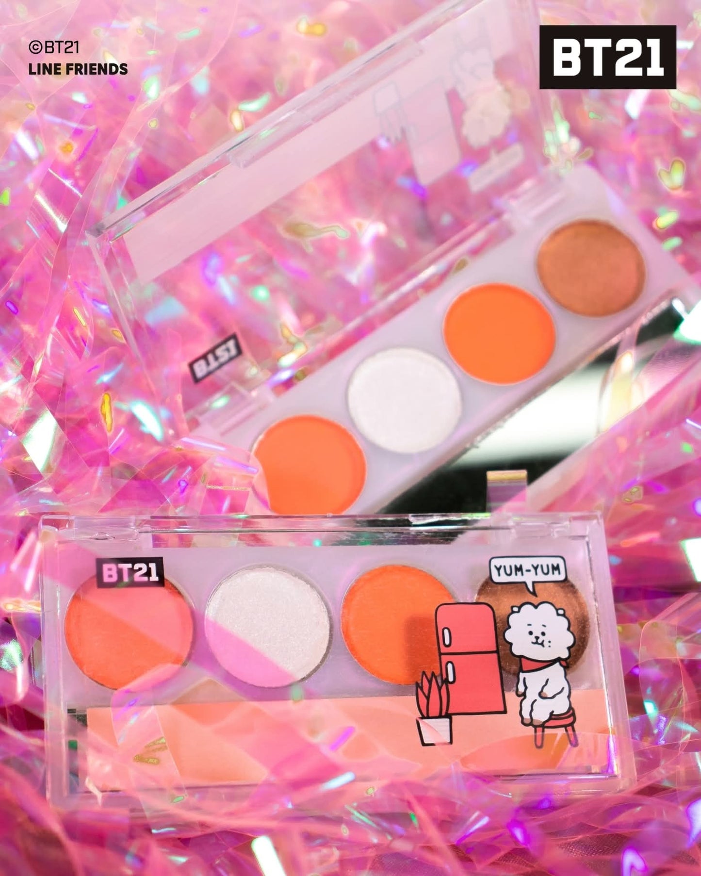 Mini paleta de sombras BT21