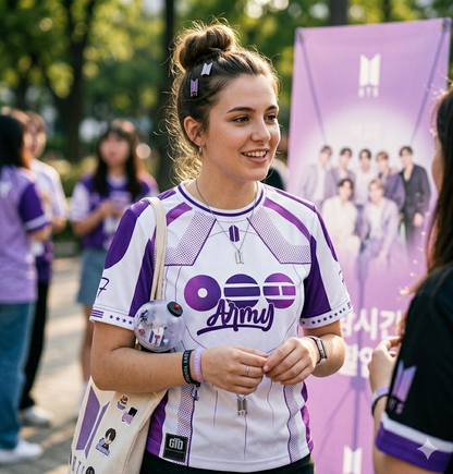 Camiseta Purple Army