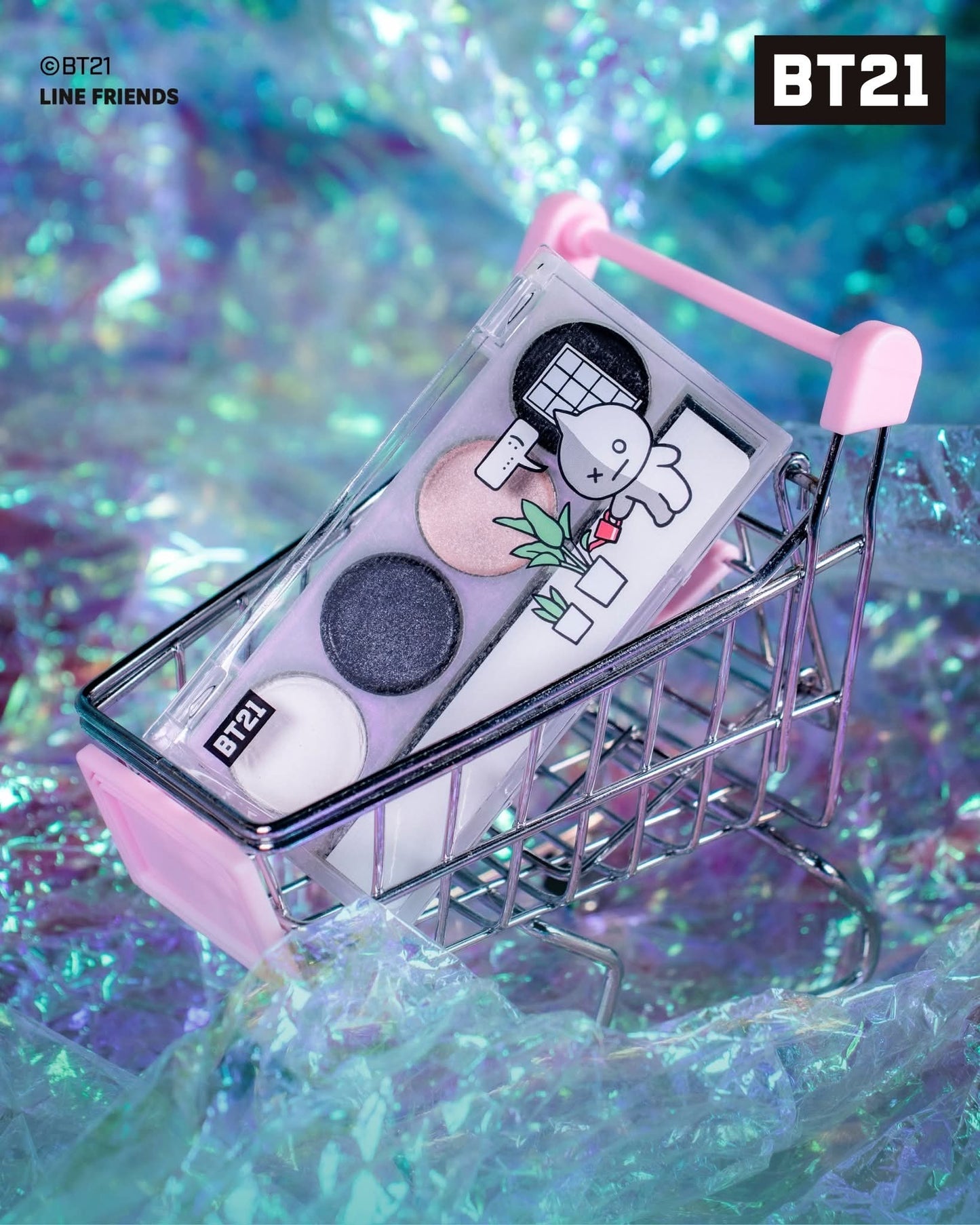 Mini paleta de sombras BT21