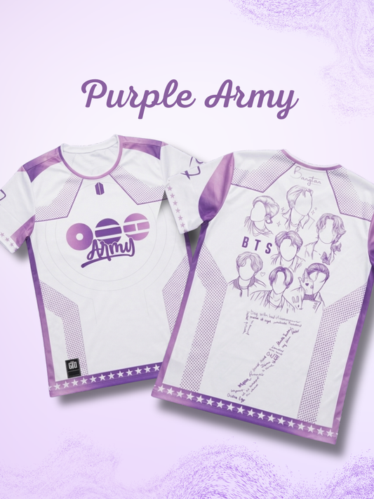 Camiseta Purple Army