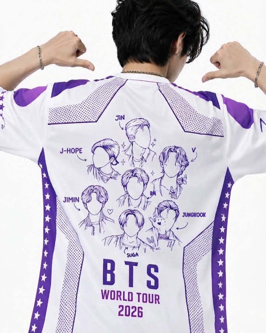 Camiseta Purple Army