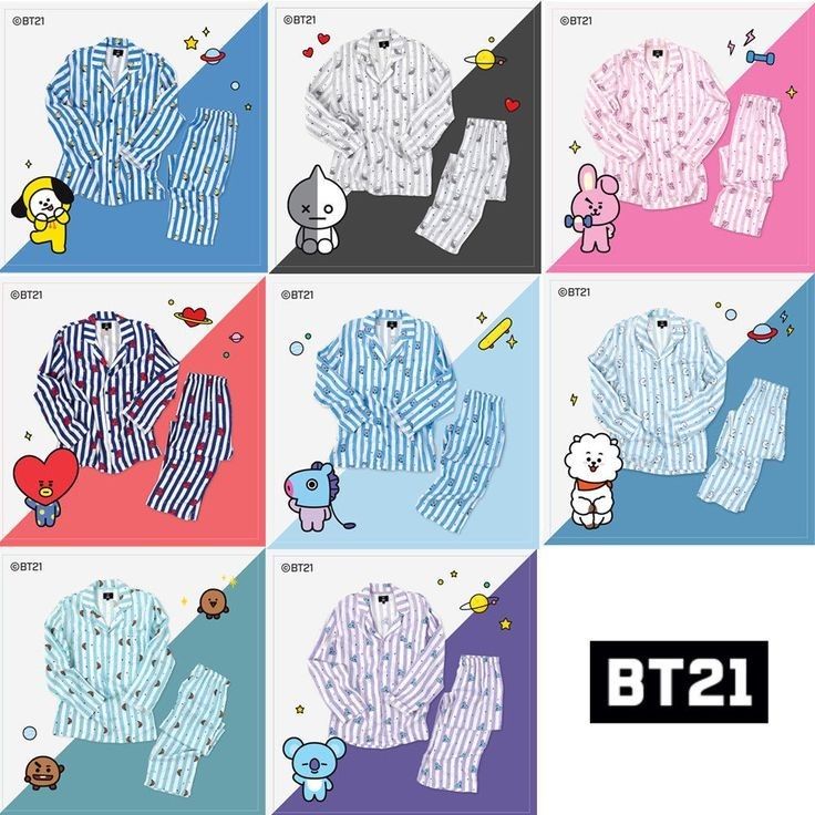 Pijama inverno BT21