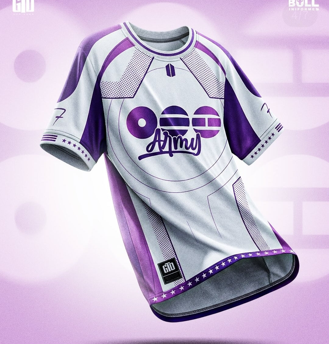 Camiseta Purple Army