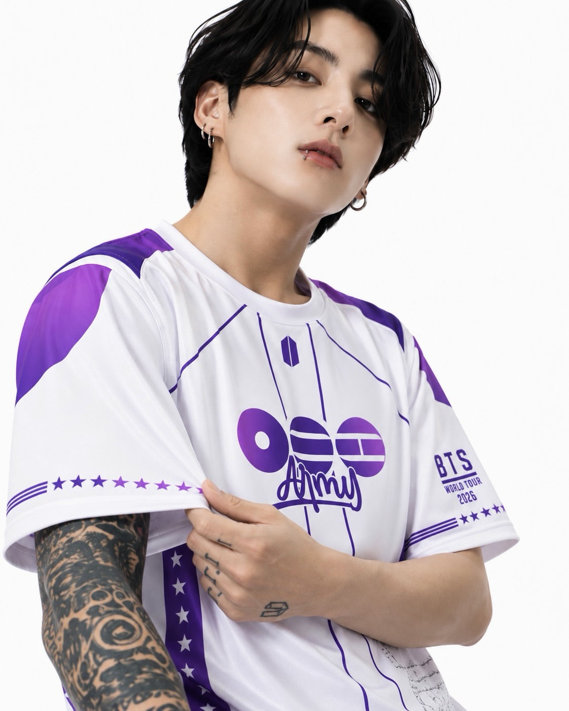 Camiseta Purple Army