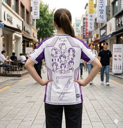 Camiseta Purple Army