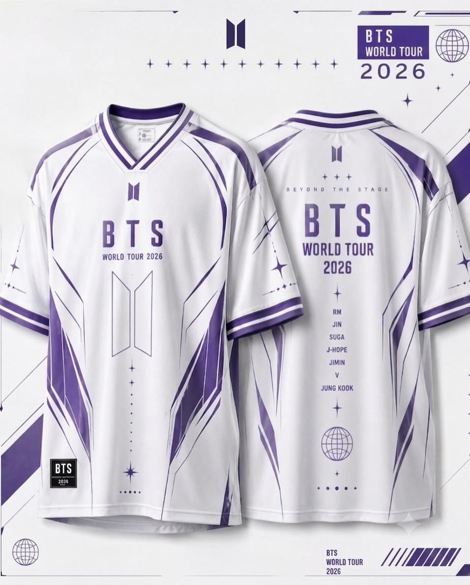 Camiseta BTS World Tour 2026