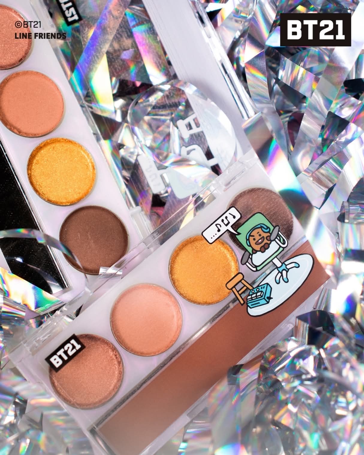 Mini paleta de sombras BT21