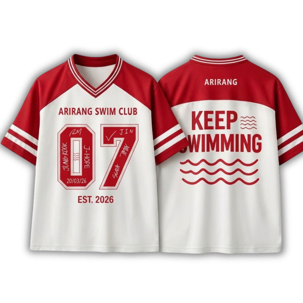 Camiseta Keep Swimming