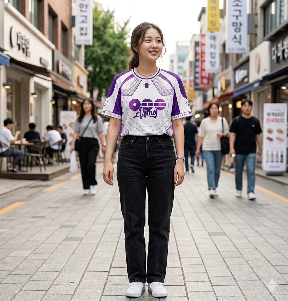 Camiseta Purple Army
