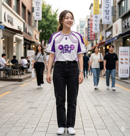Camiseta Purple Army