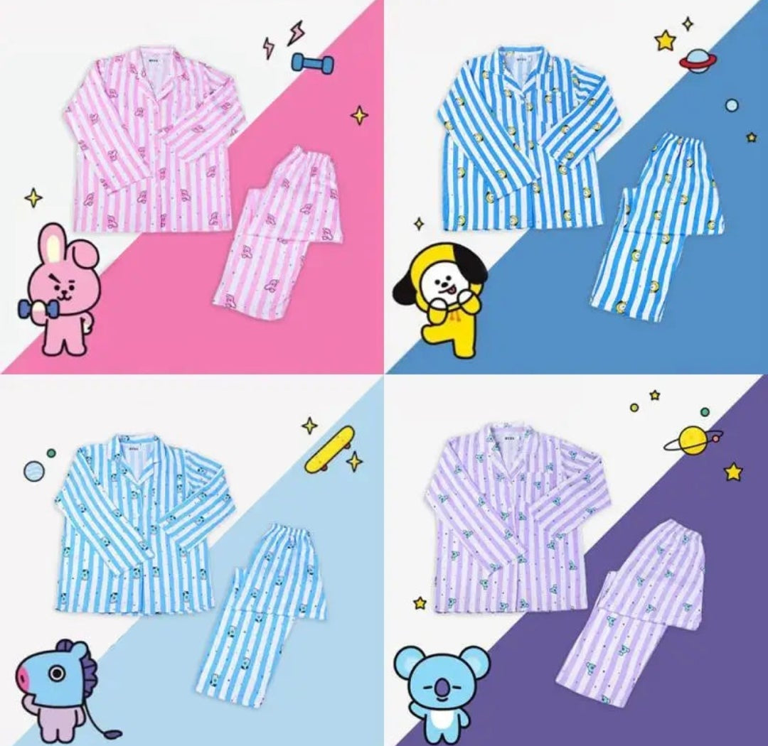 Pijama meia estação BT21