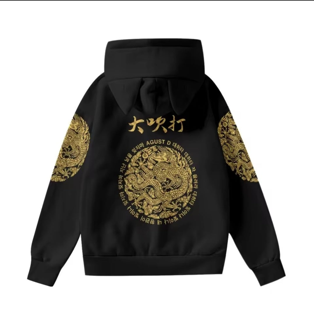 Moletom Agust D com orelhinhas