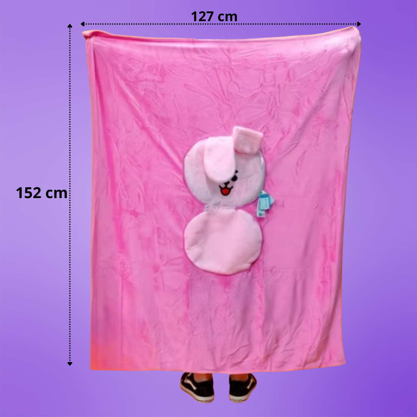 Almofada Cobertor 2 em 1 BT21